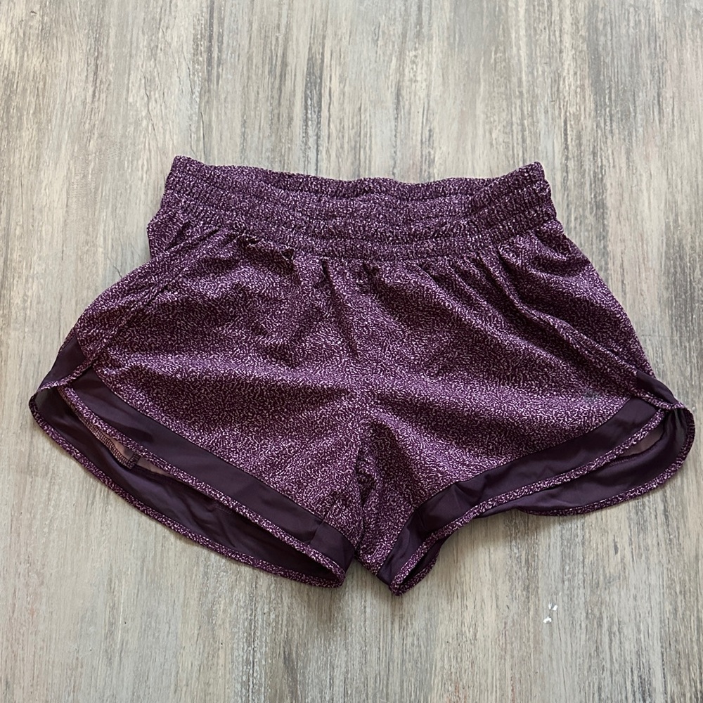 Athleta Women Purple Athletic Shorts